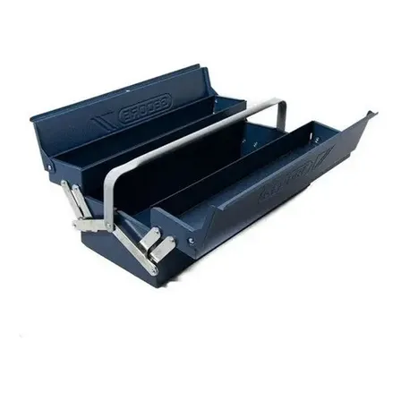 Caja De Herramienta 3 Compartimientos Color Azul
