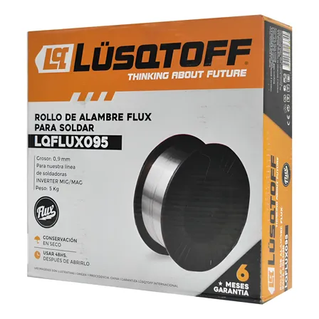 Alambre X 5kg S.flux Lqflux095 9mm Lusqtoff Plateado