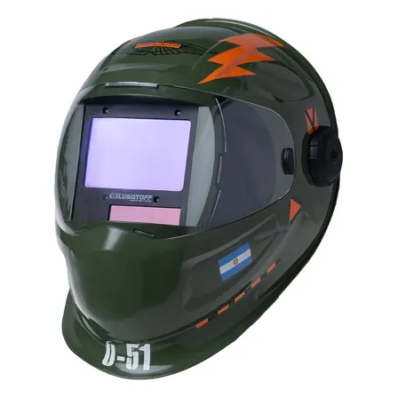 Máscara Fotosensible Lüsqtoff ST-AVIADOR Automática Color Verde