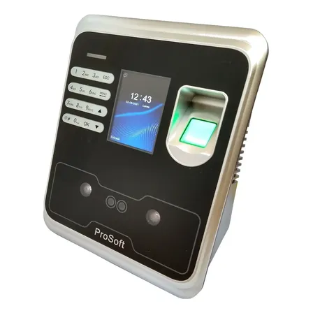 Reloj Control de Asistencia Prosoft RS596 Wi-Fi Huella Facial Negro