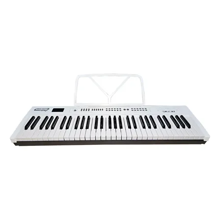 Teclado 5 Octavas 61 Teclas Sunset Sk230 300 Timbres Blanco