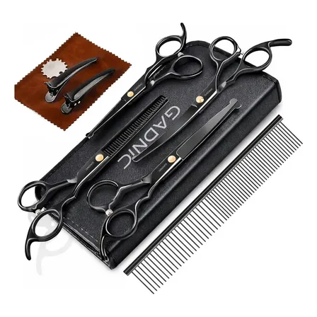 Tijeras Profesionales Gadnic 18.5 Cm Para Peluquería Canina