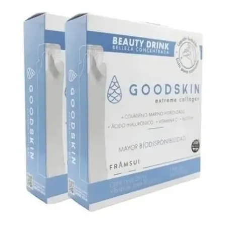 Goodskin Colágeno Concentrado Líquido - Combo X2 P/ 60 Dias