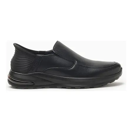 Mocasines Sutton 2.0 Hush Puppies De Hombre Negro Lisa 40 Eu