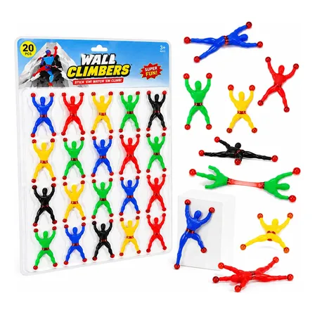 20 Muñecos Pegajosos Trepadores Juguete Piñata Souvenir