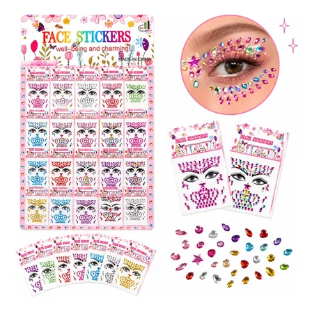 Juguetes Para La Piñata Souvenir Anillos Resortes Variables 10 Gemas Autoadhesivas Colores