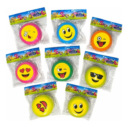 10 Mini Yoyo Emoji Juguete Piñata Souvenir