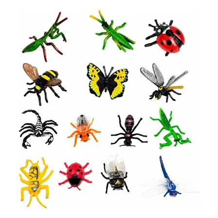 10 Insectos Bichos Variados Juguete Piñata Souvenir