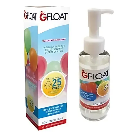 Liquido Hi Float Tratamiento Para Globos Duración 100ml Transparente