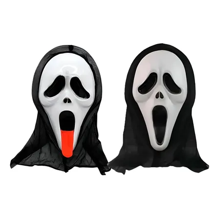 Mascara Scary Movie Scream Disfraz Halloween Terror Careta Blanco Scream