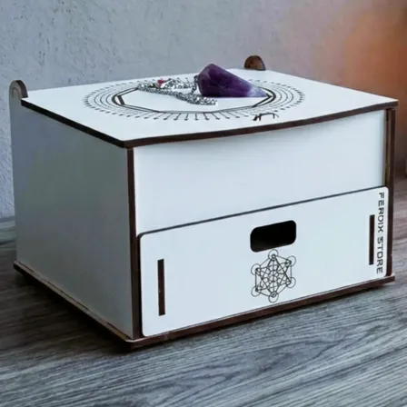 Desimpregnadora Radionica Limpieza Pendulos Y Cristales Caja Parrilla Cuantica