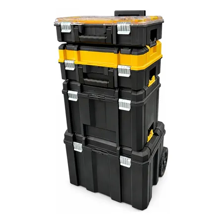 Combo 4 Cajas Herramientas Dewalt Tstak Modular Apilables