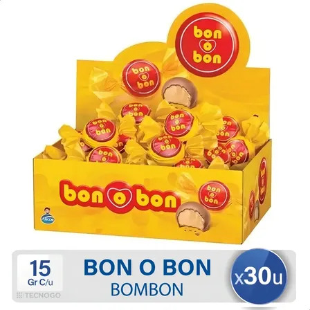 Bon o Bon Bombones de Chocolate 30u. 450 gr.