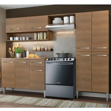 Combo de Cocina Madesa Emilly Sin Bacha 229cm