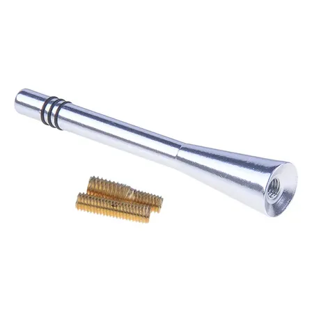 Antena Corta Vw Gol Bora Golf Fox Suran Trend Up Alumini 8cm Plateado