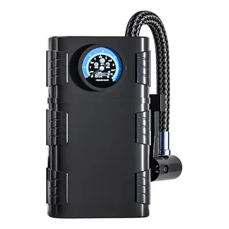 Compresor De Aire Para Ruedas Pelotas Inflador Auto 150psi Negro Bifásica