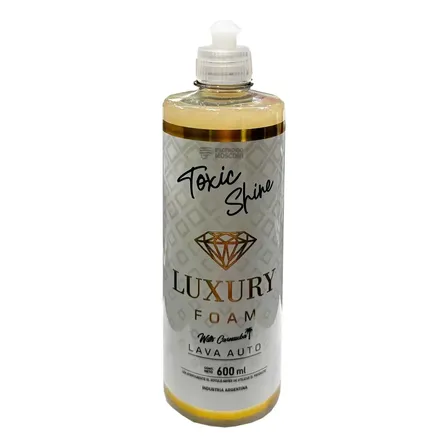 Shampoo Luxury Foam Toxic Shine Espuma Activa Carnauba 600ml