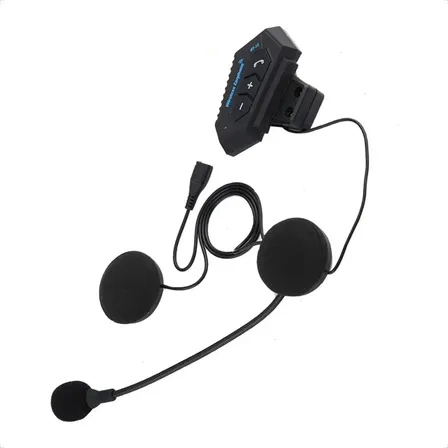 Intercomunicador Allbox BT-12 Bluetooth Para Casco De Moto IP67 Con Reducción De Ruido