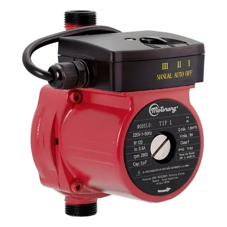 Bomba Presurizadora Motorarg - Tip1 120 Watts H. Max 9metros