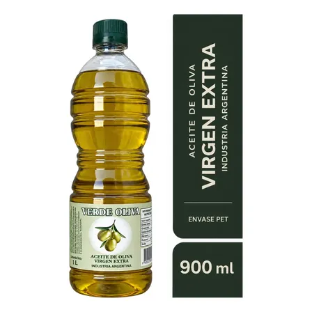 Aceite De Oliva Extra Virgen 900ml Puro Verde Oliva