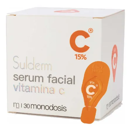 Sérum Vitamina C 15% Antioxidante Monodosis Sulderm 30 Unidades