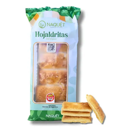 Bizcochos De Hojaldre Azucarados Naquet Sin Gluten X 140g