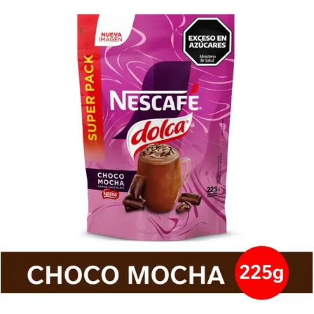 Cafe Nescafe Dolca Choco Mocha Chocolate Libre de gluten 125g