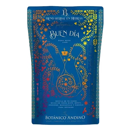 Té En Hebras Buen Día Botánico Andino 100g - Té Verde