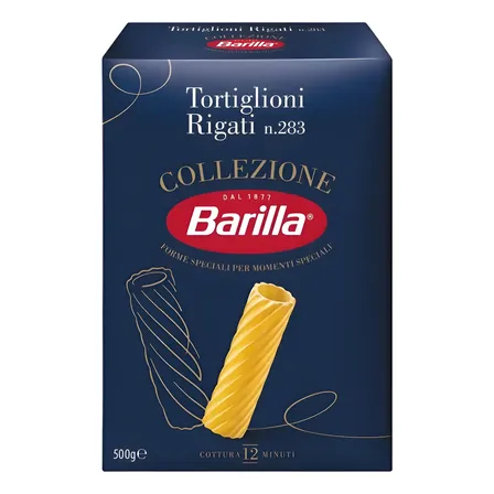 Pasta Tubular Tortiglioni Rigati N.283 500g Barilla