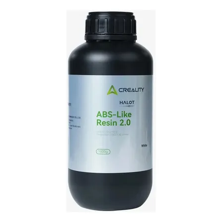 Resina Creality Abs Like 2.0 Blanco 1kg Botella Plastica Blanco