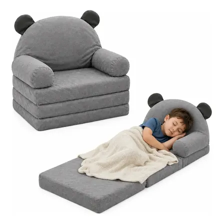 Peluche Animales Puff Sillón Para Niños Oso