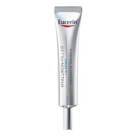 Eucerin HYALURON-FILLER + 3x Effect Contorno de ojos antiarrugas FPS 15 x 15 ml