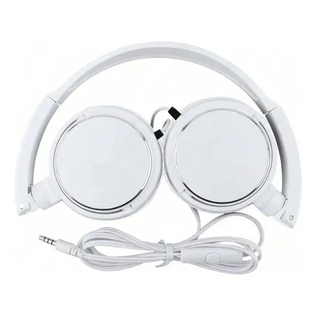 Auriculares Vincha Over Ear Ajustables Blanco