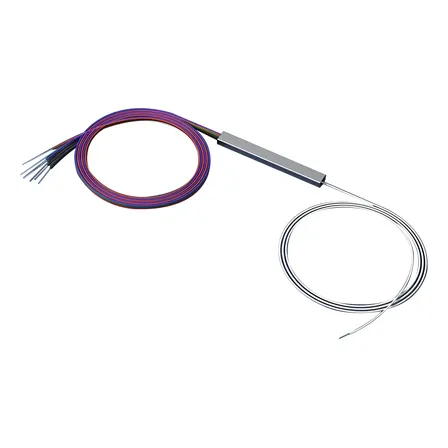 Splitter Sin Conector Fibra Optica Plc 1x8 Sc/apc 1m X10u