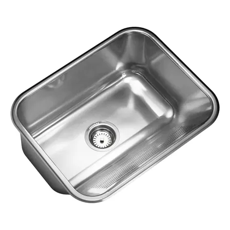 Bacha de Lavadero Fregadero Simple Johnson Acero LN50
