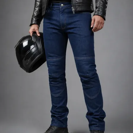Pantalón Con Protecciones Para Moto Roadster - Weston Riders Azul 50