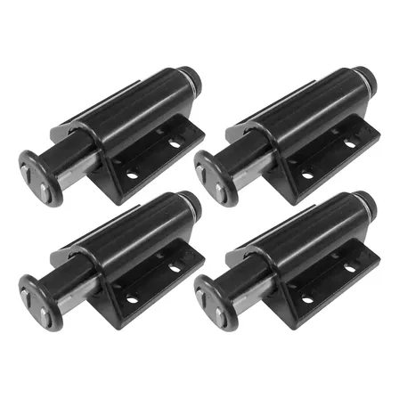 Imán Expulsor Simple Push Open Base Integrada Negro X 4 Uni Negro