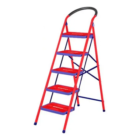 Escalera De Acero Emtop Eslr1051 5 Escalones 150kg