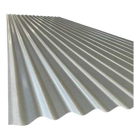 Chapa Sinusoidal Cincalum C25 Acanalada 1,10 X 3,00 Metro Color Gris