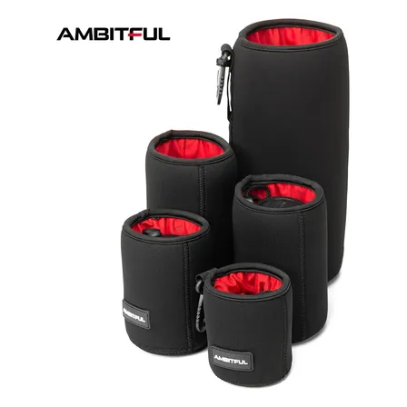 Funda Protectora Acolchada Para Lente Cámara