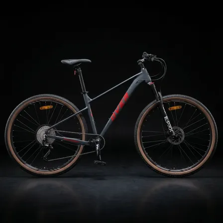 Bicicleta MTB Overtech Peregrine GT R29 Aire Hidráulica 1x11 Gris Rojo M
