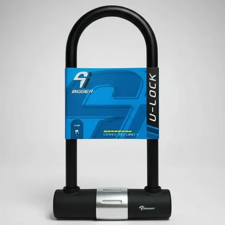Candado U Bicicleta Bigger U-Lock 180x320mm Con Llave Soporte Acero Reforzado Antirrobo Candado Tipo U Seguridad Para Bicicleta MTB Ruta Gravel Urbana Paseo BMX