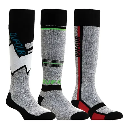 Medias Dufour Ski Termicas (2504) X6 Ropa Interior Hombre Algodón 73%,    Poliamida 25%