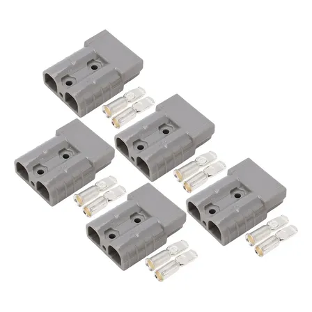 Conector Eléctrico 50 A Terminal Cable X5 Blanco