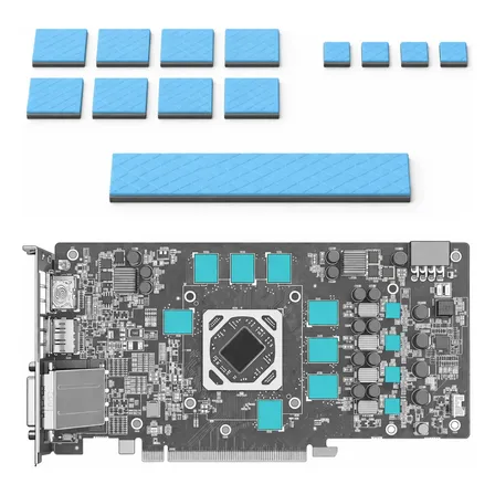 Kit Thermal Pads Para Sapphire Radeon Rx 580 Pulse 8gb