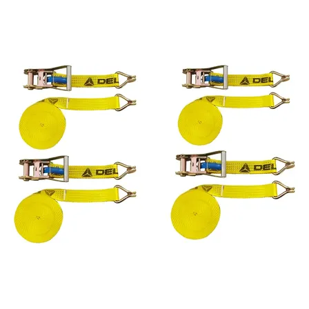 Criquet Tensor Traca Traka Cinta Amarre Carga 5tn 50mm 9mt 4 Amarillo