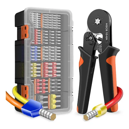 Kit Pinza Crimpeadora Hsc8 10 6a 950 Punteras