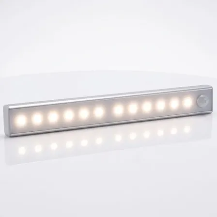 Barra Tira Luz Led 30cm Usb Recargable Sensor Movimiento Blanco Calida Frio Neutro