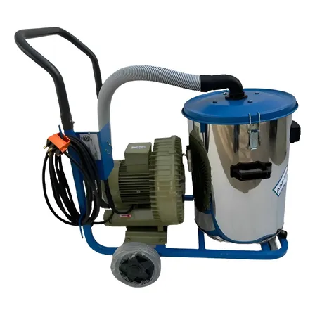 Aspiradora Trifasica Industrial 5.5 Hp 380v 60 Lts Inox Plateado