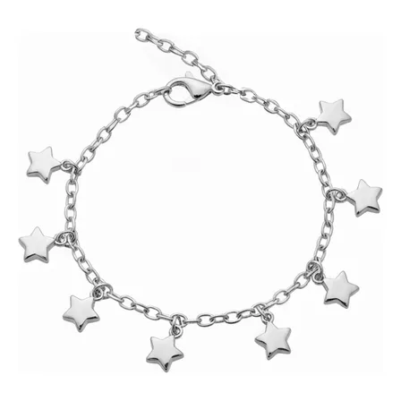 Pulseras Tobilleras Con Dijes Modelos Ajustables X12u Estrellas 6 Cm 22 Cm